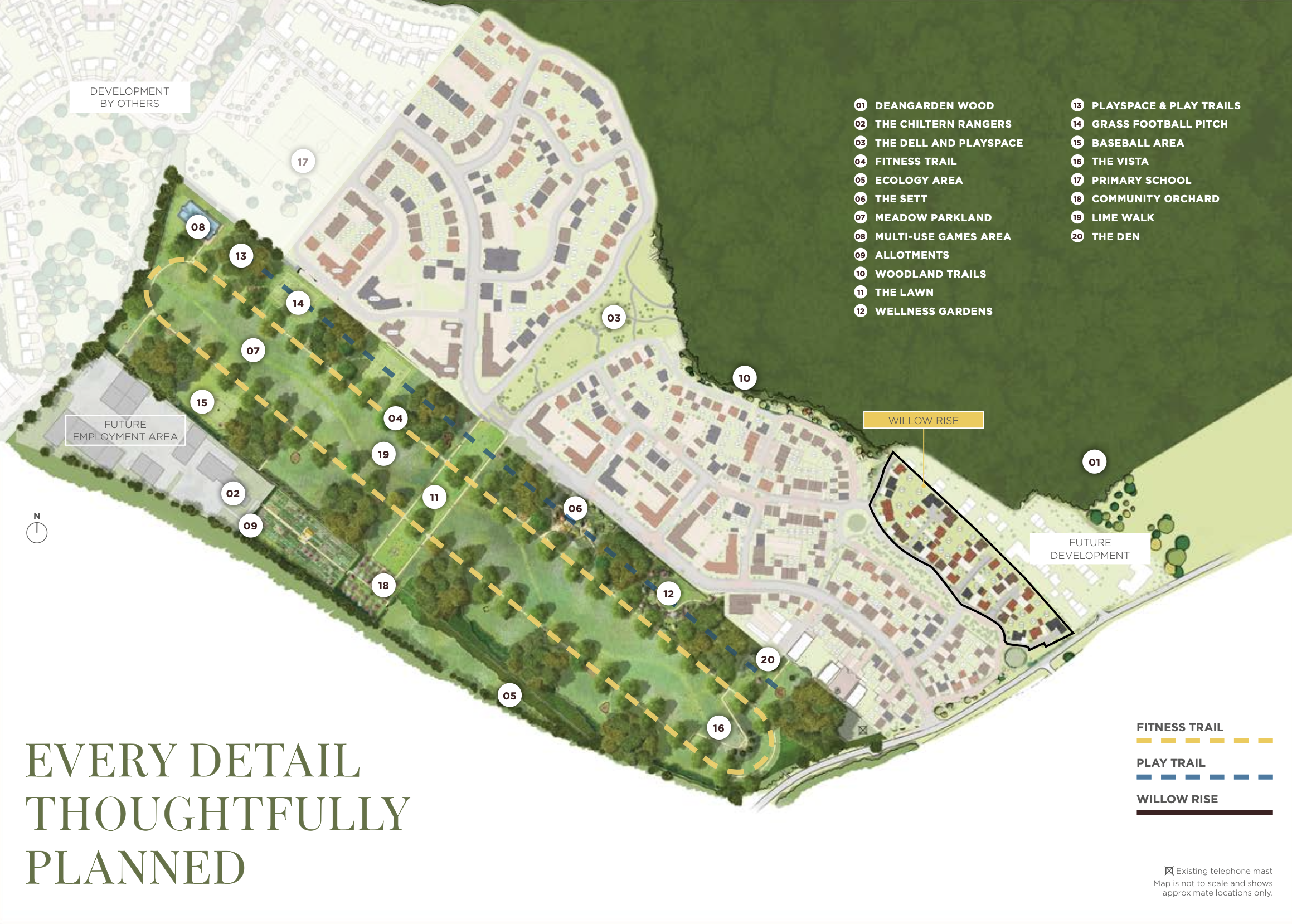 Abbey Barn Park_Site Map