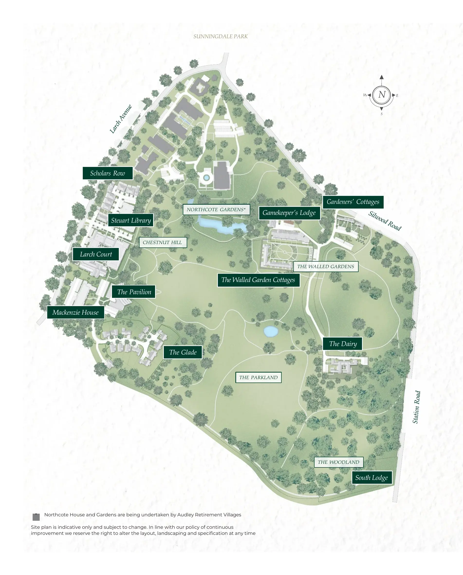 Sunningdale Park site plan