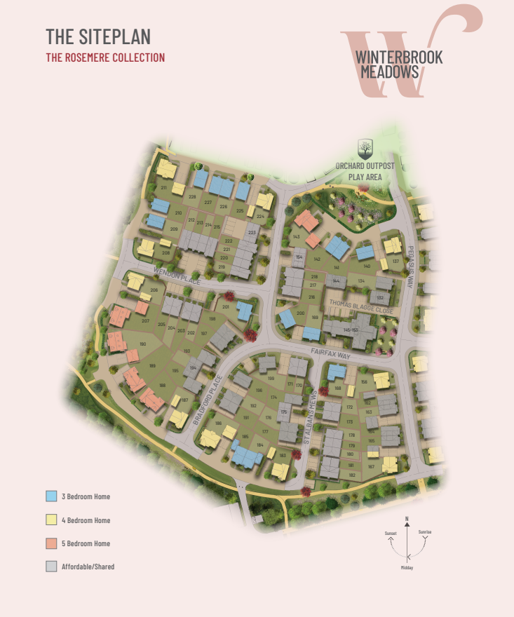 Winterbrook Meadows_The Rosemere Collection Site Plan